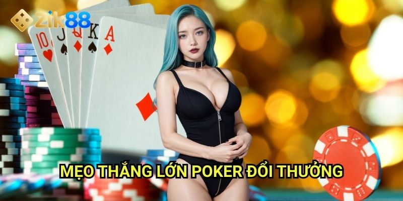 Poker đổi thưởng Zik88: Thắng ngay thưởng thật với mọi ván bài 3 Mẹo thắng lớn poker đổi thưởng